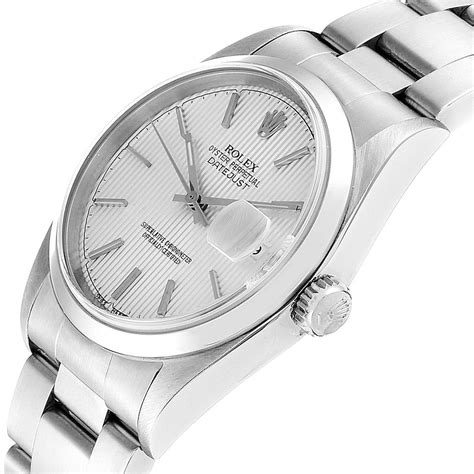 Rolex Datejust 36 Silver Dial Oyster Edelstahl Automatik